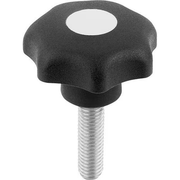 Star Grips steel parts in stainless similar to DIN 6336, Style L, inch, Kipp, Mfr#: K0154.4A45X40